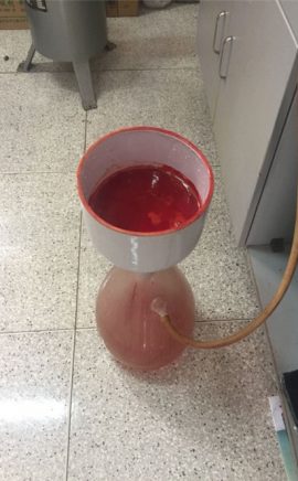 गाळणे, धुणे